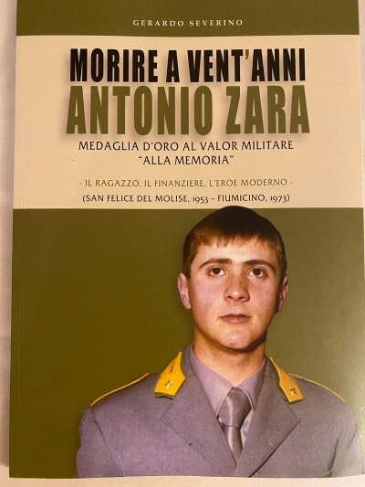 Fiumicino - Il 9 maggio  presentazione del libro "Morire a vent'anni", alla memoria dell'appuntato scelto Antonio Zara