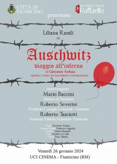 UCI Cine - 400 studenti per lo spettacolo "Auschwitz" Viaggio all'inferno. Per non dimenticare